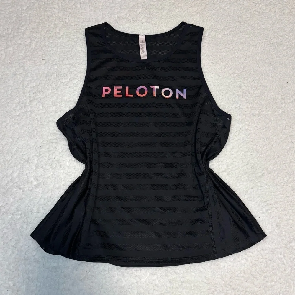 Lululemon x Peloton Women Black “Together We Go Far” Running Tank Top